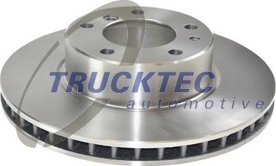 Trucktec Automotive 08.34.016 - Тормозной диск autospares.lv