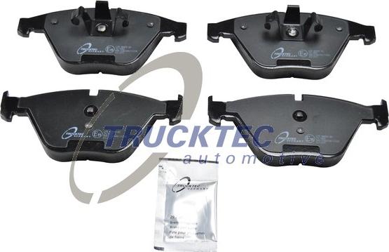 Trucktec Automotive 08.34.157 - Тормозные колодки, дисковые, комплект autospares.lv