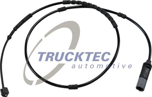 Trucktec Automotive 08.34.186 - Сигнализатор, износ тормозных колодок autospares.lv