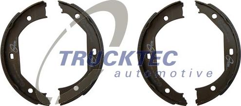 Trucktec Automotive 08.35.009 - Комплект тормозов, ручник, парковка autospares.lv