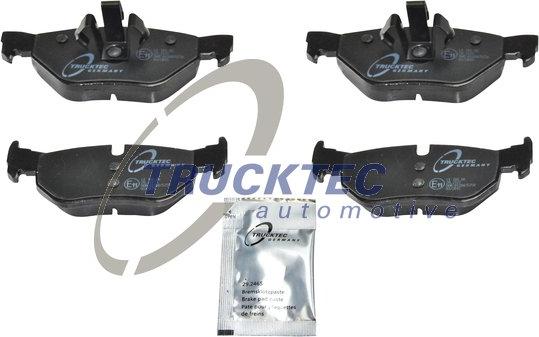 Trucktec Automotive 08.35.130 - Тормозные колодки, дисковые, комплект autospares.lv