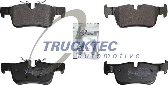 Trucktec Automotive 08.35.265 - Тормозные колодки, дисковые, комплект autospares.lv