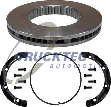 Trucktec Automotive 03.35.046 - Тормозной диск autospares.lv