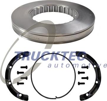 Trucktec Automotive 03.35.043 - Тормозной диск autospares.lv