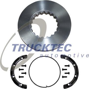 Trucktec Automotive 03.35.047 - Тормозной диск autospares.lv