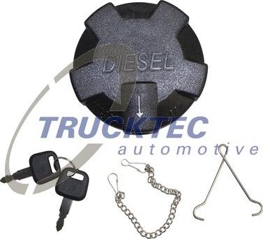 Trucktec Automotive 03.38.009 - Крышка, топливный бак autospares.lv