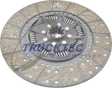 Trucktec Automotive 03.23.107 - Диск сцепления, фрикцион autospares.lv