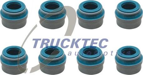 Trucktec Automotive 02.43.008 - Комплект прокладок, стержень клапана autospares.lv