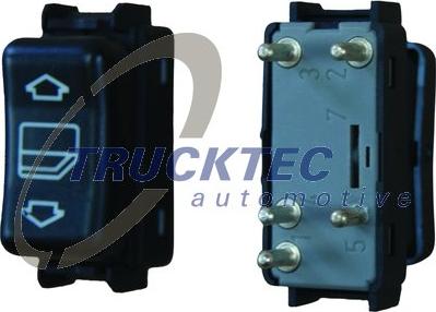 Trucktec Automotive 02.58.021 - Выключатель, стеклоподъемник autospares.lv