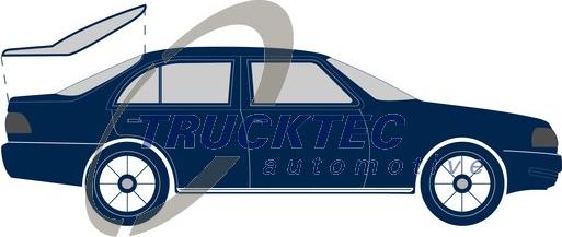 Trucktec Automotive 02.53.060 - Прокладка, задняя дверь багажника / помещения для груза autospares.lv