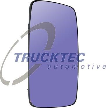 Trucktec Automotive 02.57.028 - Зеркальное стекло, наружное зеркало autospares.lv