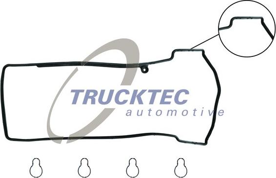 Trucktec Automotive 02.10.119 - Комплект прокладок, крышка головки цилиндра autospares.lv