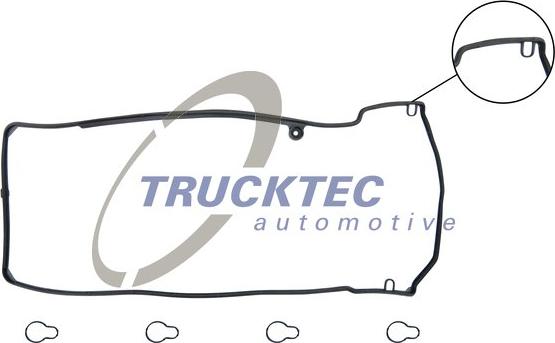 Trucktec Automotive 02.10.121 - Комплект прокладок, крышка головки цилиндра autospares.lv