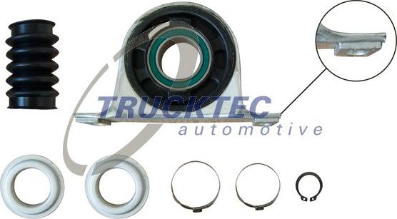 Trucktec Automotive 02.34.029 - Подшипник карданного вала, центральная подвеска autospares.lv