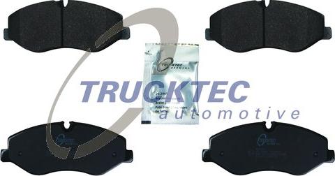 Trucktec Automotive 02.35.497 - Тормозные колодки, дисковые, комплект autospares.lv