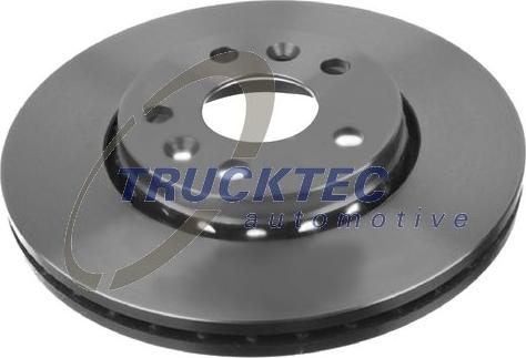 Trucktec Automotive 02.35.443 - Тормозной диск autospares.lv