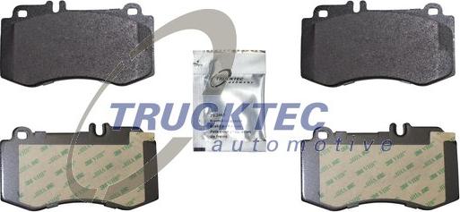 Trucktec Automotive 02.35.481 - Тормозные колодки, дисковые, комплект autospares.lv