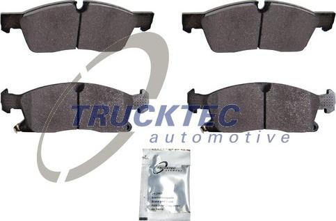 Trucktec Automotive 02.35.436 - Тормозные колодки, дисковые, комплект autospares.lv