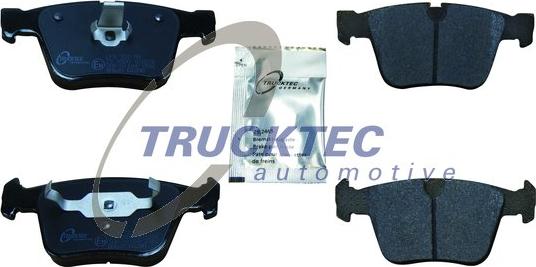 Trucktec Automotive 02.35.430 - Тормозные колодки, дисковые, комплект autospares.lv