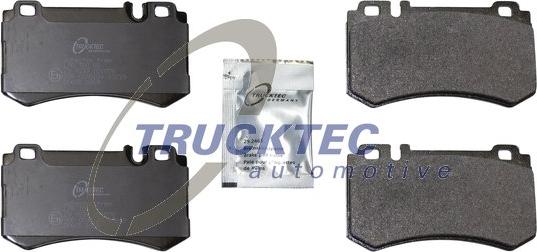 Trucktec Automotive 02.35.561 - Тормозные колодки, дисковые, комплект autospares.lv
