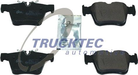 Trucktec Automotive 02.35.518 - Тормозные колодки, дисковые, комплект autospares.lv