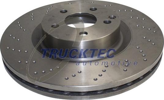 Trucktec Automotive 02.35.574 - Тормозной диск autospares.lv