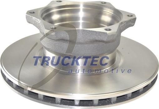 Trucktec Automotive 02.35.059 - Тормозной диск autospares.lv