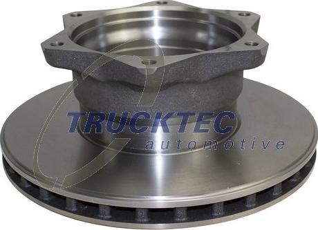 Trucktec Automotive 02.35.058 - Тормозной диск autospares.lv