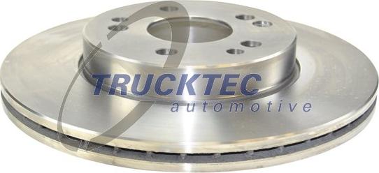 Trucktec Automotive 02.35.061 - Тормозной диск autospares.lv