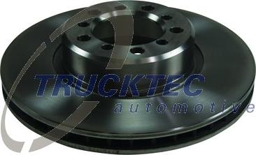 Trucktec Automotive 02.35.019 - Тормозной диск autospares.lv
