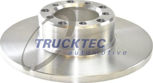 Trucktec Automotive 02.35.015 - Тормозной диск autospares.lv