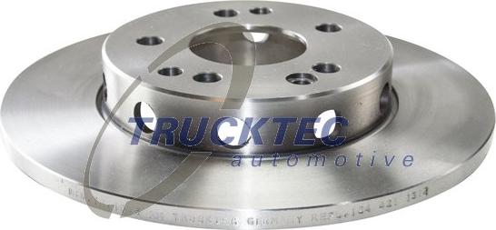Trucktec Automotive 02.35.016 - Тормозной диск autospares.lv