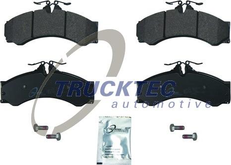 Trucktec Automotive 02.35.083 - Тормозные колодки, дисковые, комплект autospares.lv