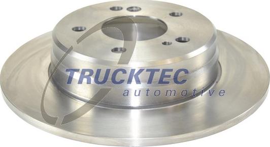 Trucktec Automotive 02.35.034 - Тормозной диск autospares.lv