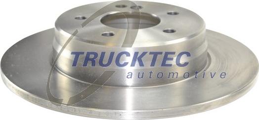 Trucktec Automotive 02.35.037 - Тормозной диск autospares.lv