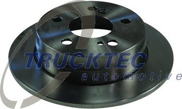 Trucktec Automotive 02.35.021 - Тормозной диск autospares.lv