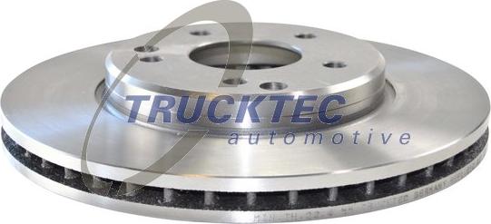 Trucktec Automotive 02.35.027 - Тормозной диск autospares.lv