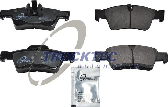 Trucktec Automotive 02.35.199 - Тормозные колодки, дисковые, комплект autospares.lv