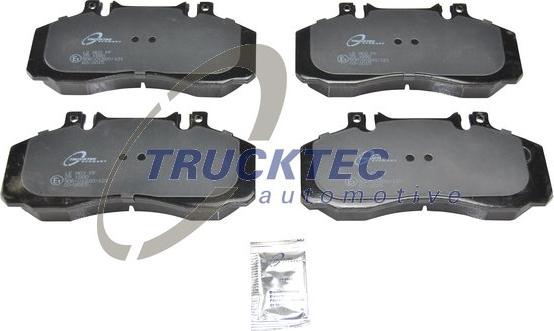 Trucktec Automotive 02.35.146 - Тормозные колодки, дисковые, комплект autospares.lv