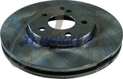 Trucktec Automotive 02.35.158 - Тормозной диск autospares.lv