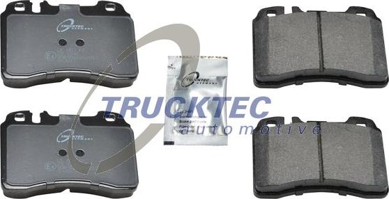 Trucktec Automotive 02.35.102 - Тормозные колодки, дисковые, комплект autospares.lv