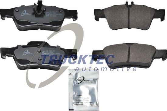 Trucktec Automotive 02.35.115 - Тормозные колодки, дисковые, комплект autospares.lv