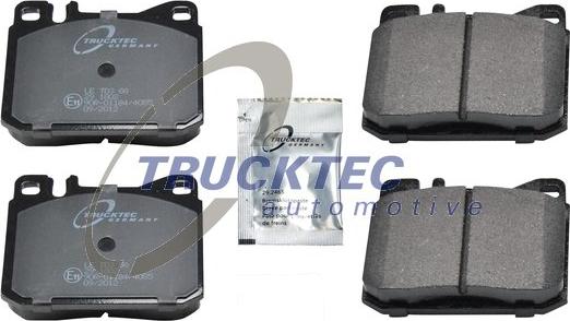 Trucktec Automotive 02.35.112 - Тормозные колодки, дисковые, комплект autospares.lv