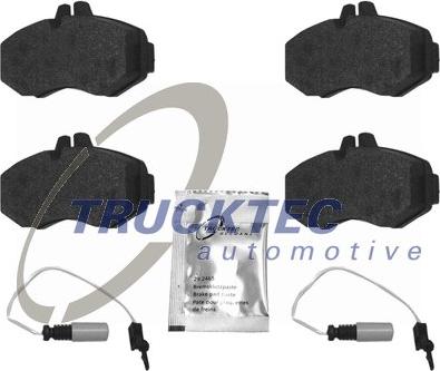 Trucktec Automotive 02.35.123 - Тормозные колодки, дисковые, комплект autospares.lv