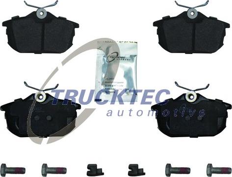 Trucktec Automotive 02.35.248 - Тормозные колодки, дисковые, комплект autospares.lv