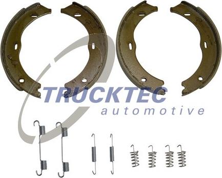 Trucktec Automotive 02.35.243 - Комплект тормозов, ручник, парковка autospares.lv