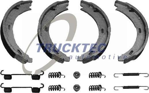 Trucktec Automotive 02.35.203 - Комплект тормозов, ручник, парковка autospares.lv