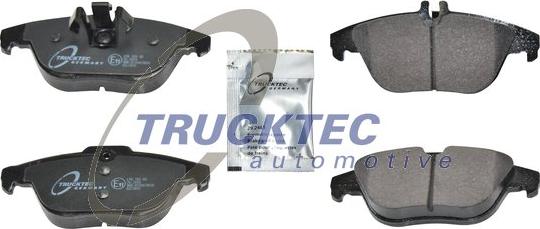 Trucktec Automotive 02.35.234 - Тормозные колодки, дисковые, комплект autospares.lv