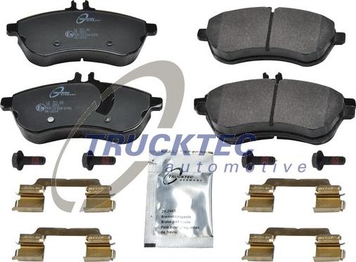 Trucktec Automotive 02.35.232 - Тормозные колодки, дисковые, комплект autospares.lv