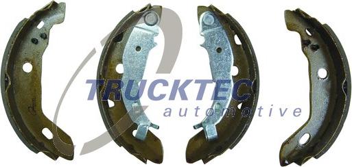 Trucktec Automotive 02.35.228 - Комплект тормозов, ручник, парковка autospares.lv